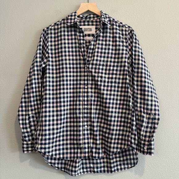 Grayson The Hero Checkered Button Up Shirt Oversized 2 Size Small - Picture 1 of 6